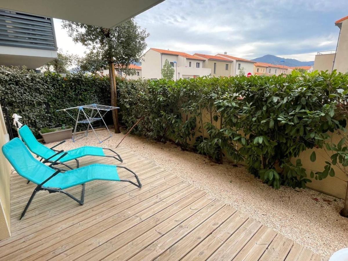 Appartement 3 Pieces Avec Terrasse Et Jardin, Proche Plage Et Commerces, 2 Parkings, Argeles-Sur-Mer - Fr-1-225-773 Luaran gambar